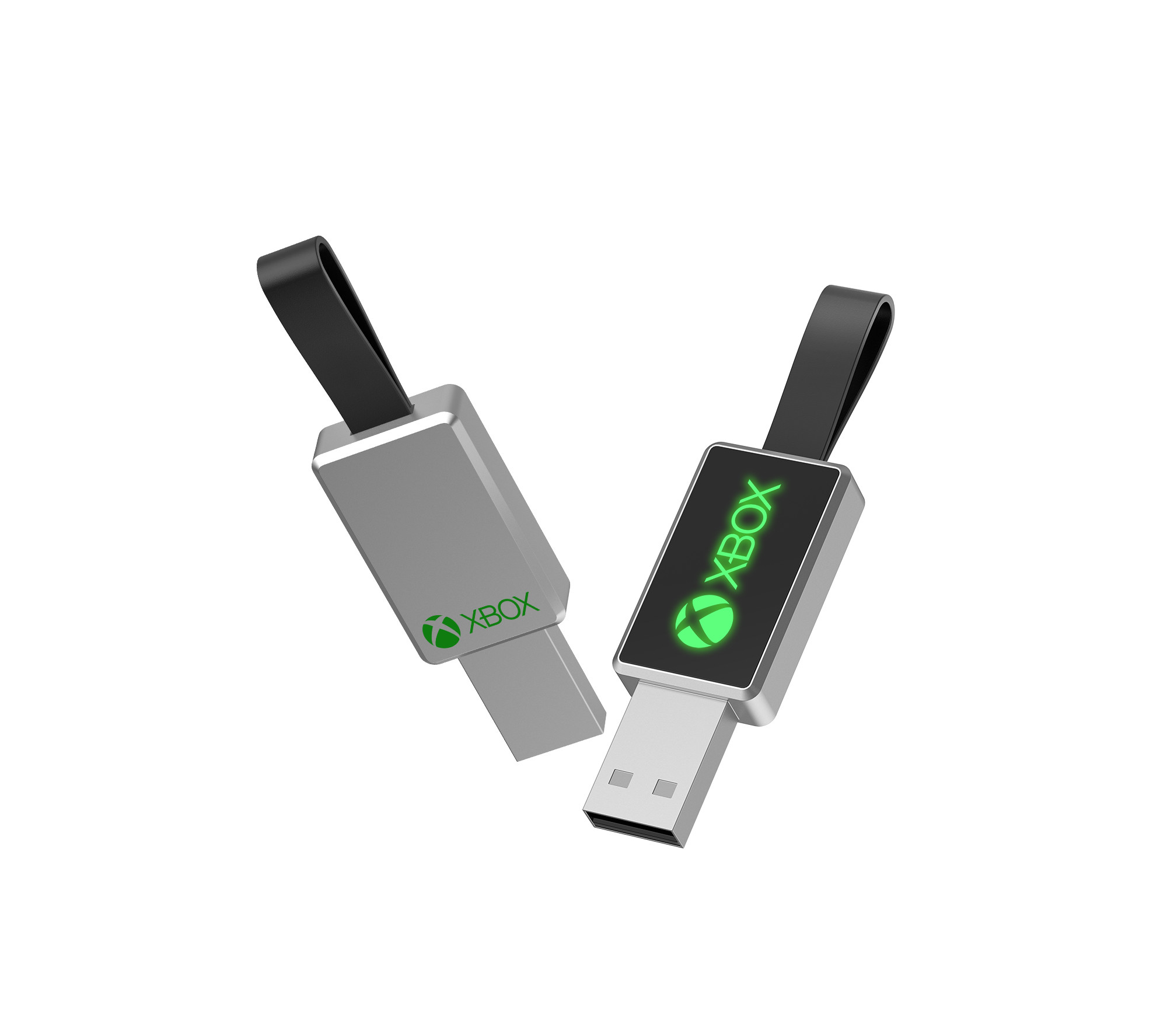 Metal Usb Memory Stick 2.0 Engraving Logo With LED Light When Reading At Computer