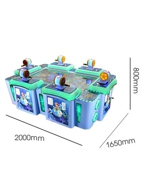 Adults 6 Persons Electronic Fishing Game Machine With 55 Inch LCD 12 Months Warranty