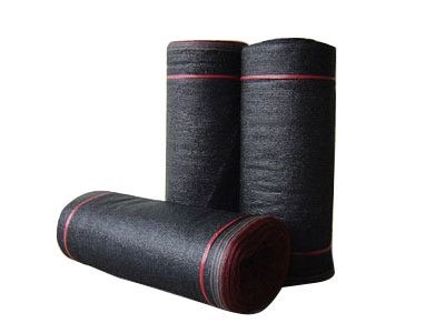 50m Length Orange 2.5m Plastic Weed Mat Mesh Sunblock Shade For Garden Beds