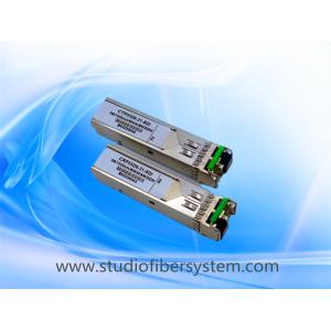  10KM 1550nm 3G SDI Video SFP Optical Transceiver include 1SFP transmitter and 1 SFP receiver, supporting pathological Manufactures