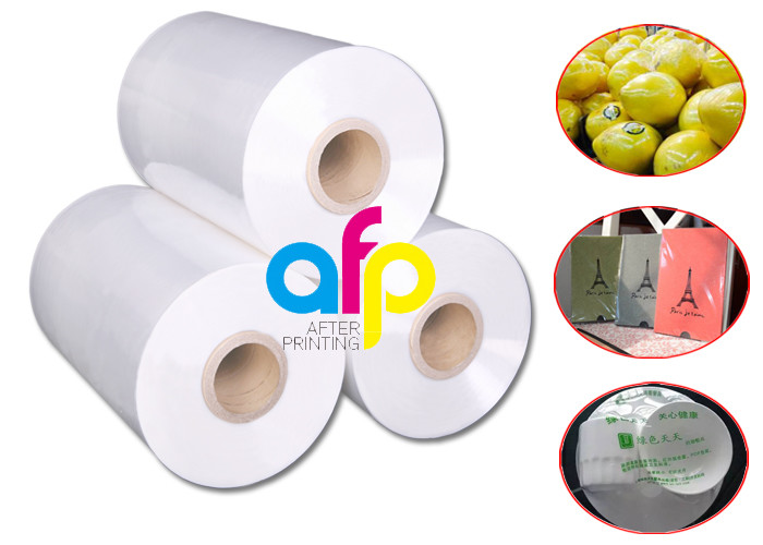 Shrink Type POF Plastic Film Roll Moisture Proof 12.5 micron 15 micron