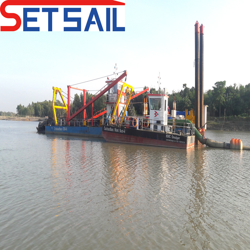 Water Flow 3500m3 Diesel Engine Cutter Suction Dredger with Hydraulic
