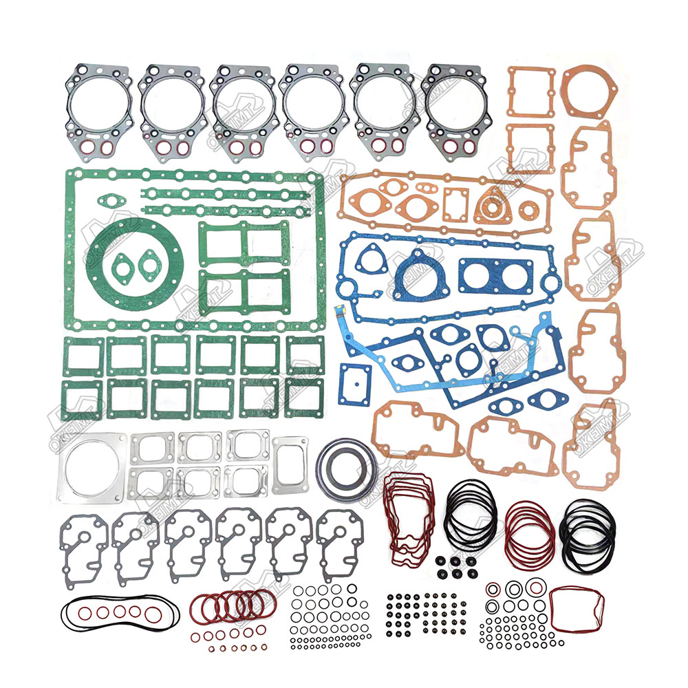6D140 Engine Gasket Kits For Komatsu PC750-6 PC650-3 PC800-6 Excavator