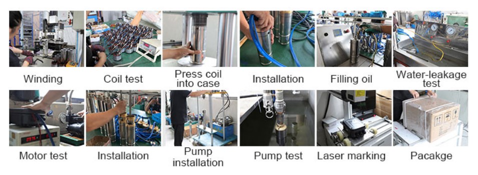 Stainless Steel Solar Pumpfor Agriculture Deep Well Pumping System