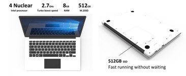 Quality 14 .1" 2 In 1 Touchscreen Laptops 1920 X 1080 Pixels FHD for sale