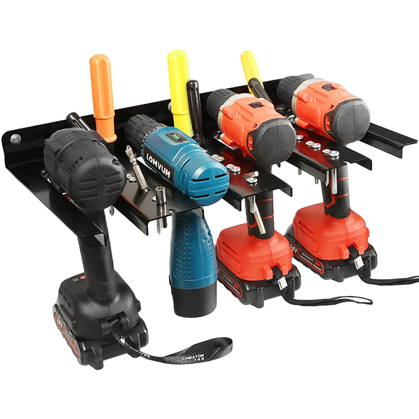 Wall Mount Impact Drivers Storage Dock for Bathroom Power Tools Storage Organizers