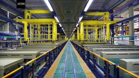 Air Circulation Electrostatic Powder Coating Line , Powder Coating Pretreatment