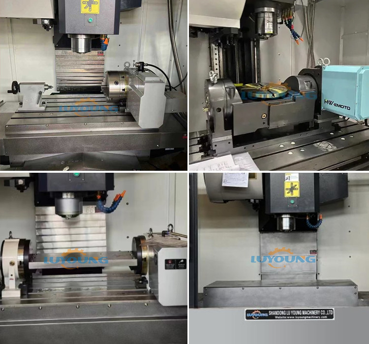 High Precision 5 Axis Vmc Machine VMC1270 5 Axis Aluminium Cnc Milling Machine Automated