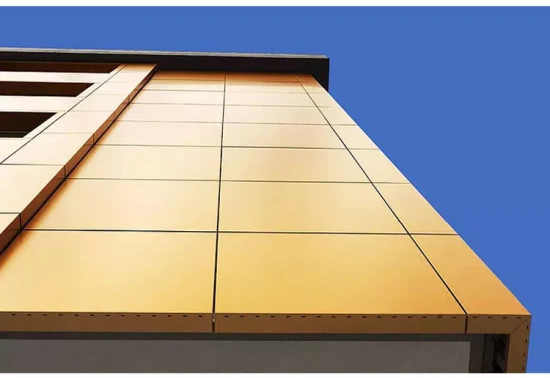 Aluminum Composite Panels Used For External Cladding, Facades, And Interior Wall And Ceiling Decoration