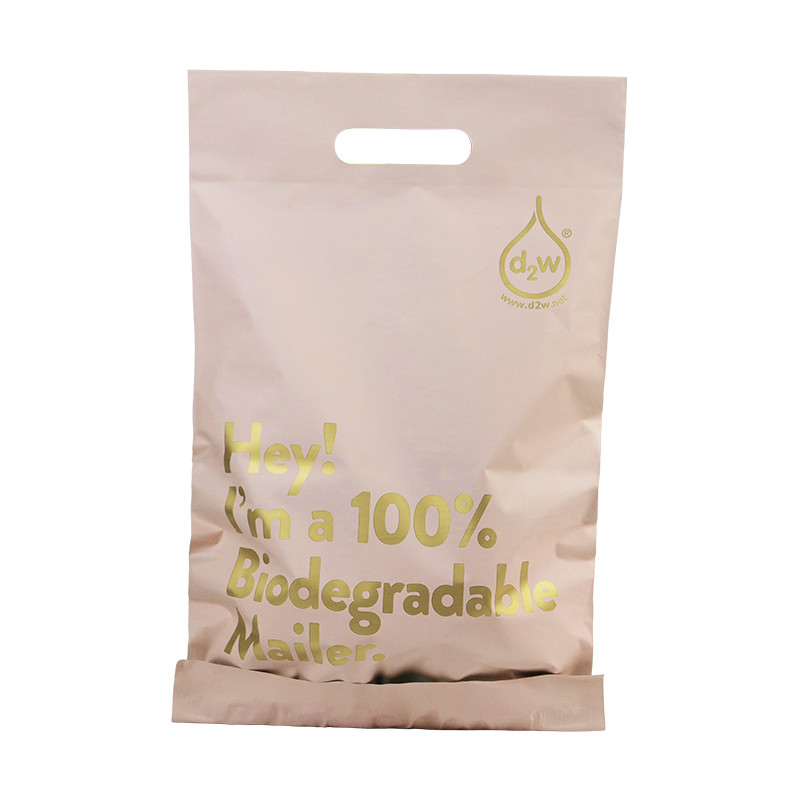 D2W Double Handles Custom Logo Mailing Bags With Strong Bearing Capacity