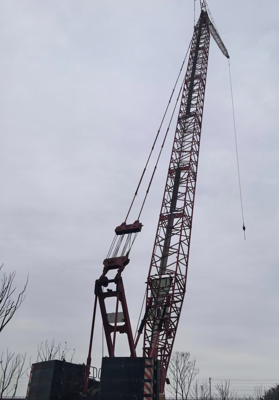 Second Hand 135 Ton Used 2020 Crawler Crane With Low Energy Requirements