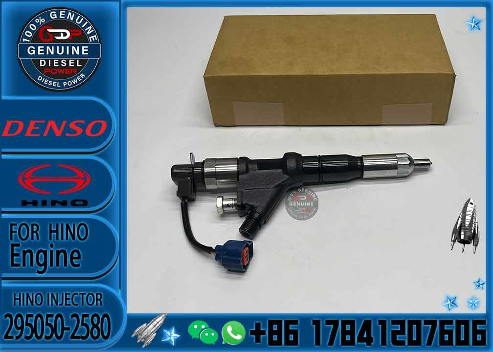 High Quality New Diesel Common Rail Fuel Injector 295050-2580 23670-E0221 295050-2730 23670-E0A70 For HINO E13C 700 engi
