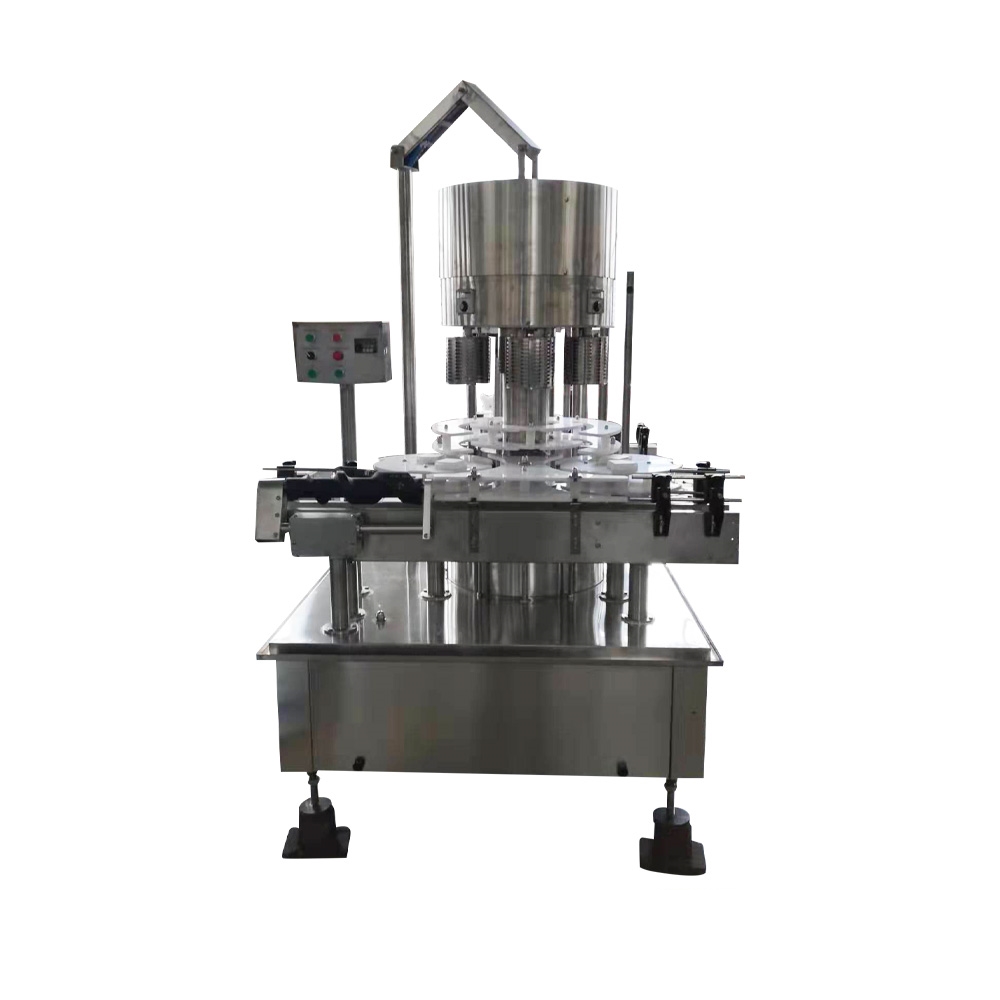 factory aluminum lid capping machine glass bottle sealing machine full automatic ropp capper