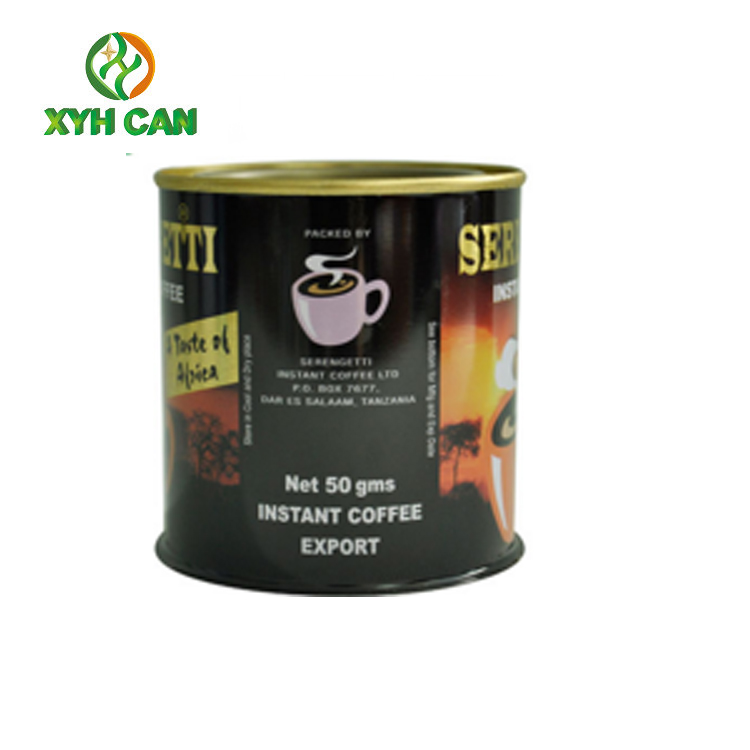 Coffee Tin Can Semi Automatic Produce Tin Can for Instant Coffee Powder Coffee Bean Packaging