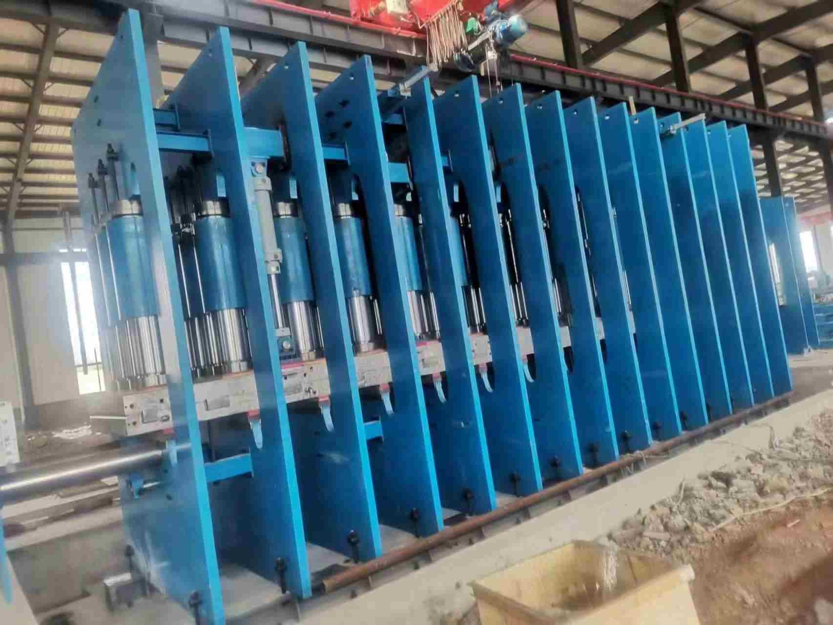 800mm Rubber Conveyor Belt Production Line Rubber Hydraulic Press