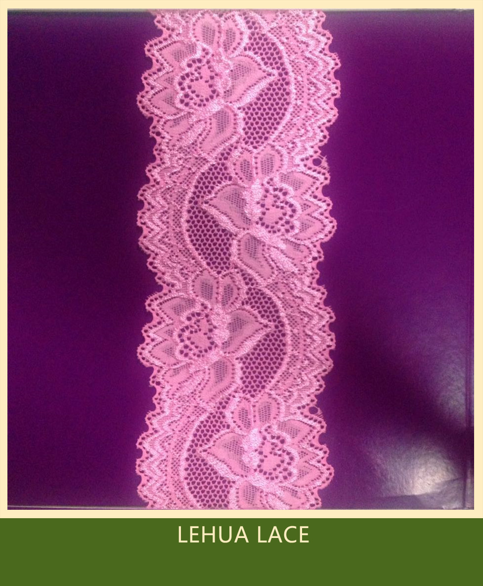 Hot Selling and nice quality Nylon Spandex Stretchy Brazil Lace from China