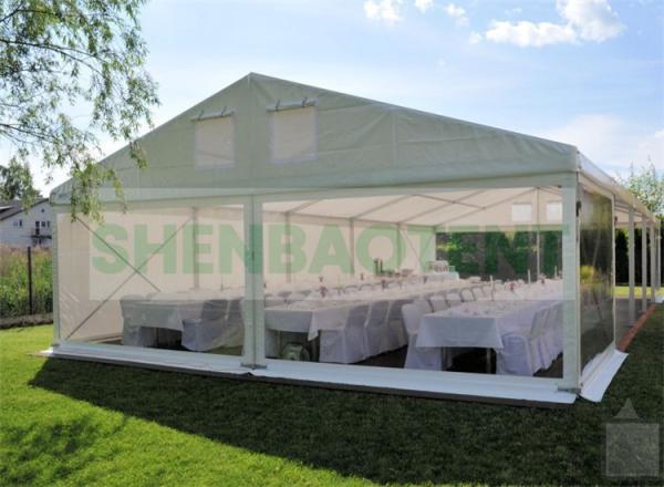 High Strength Aluminium Outdoor Wedding Tent A Frame Clear Span Easy Installatio