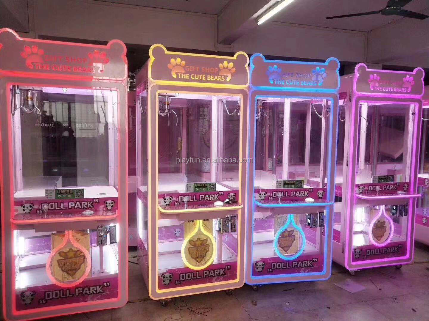 7 Intch Colorful Lucky Star Prize Vending Machine Crane Machine