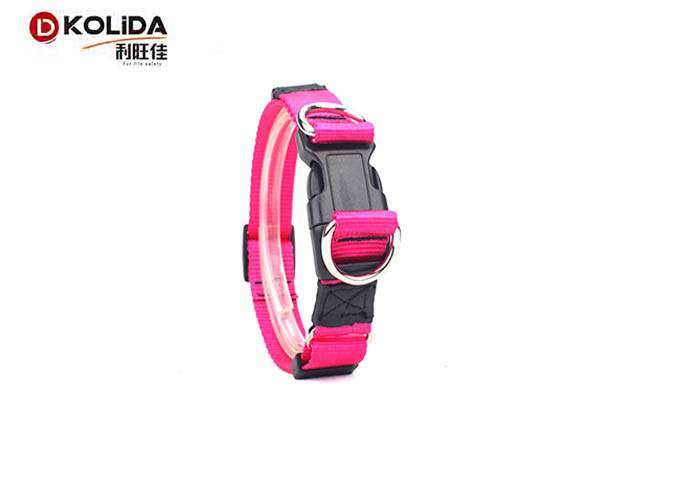 Personalized Dog Collar Double D Ring Quick Release Buckle Nylon Collars for Dogs
