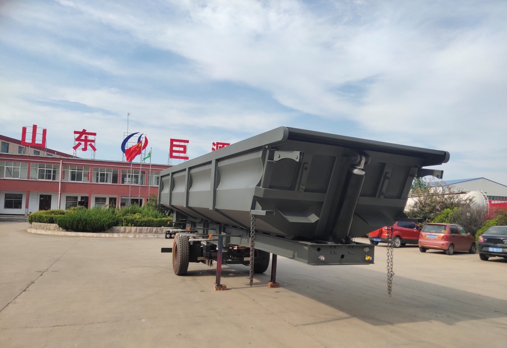 Mechanical Suspension 3 Axles Heavy Duty Rear Tipping Semi-Trailers Dumper Truck Trailer