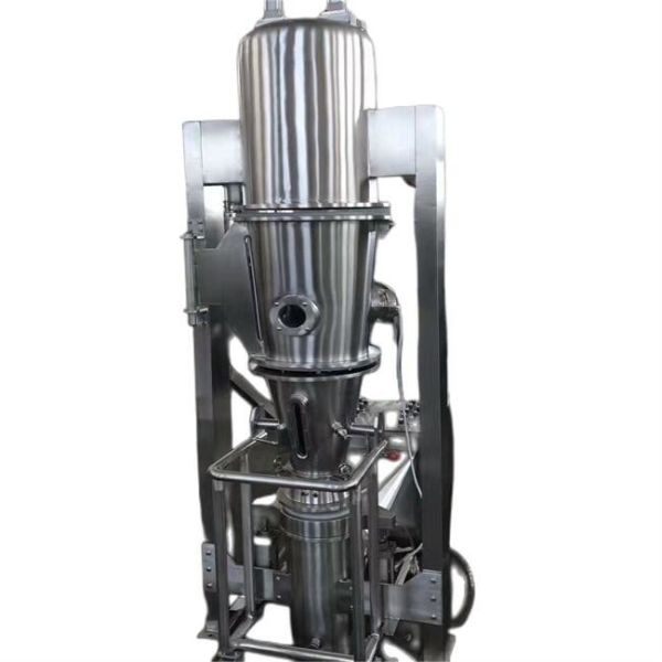 SS316 Vertical Type Small Vibrating Fluidized Bed Dryer In Pharmaceutical