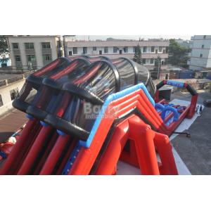 Crazy Fun Inflatable 5k Run Finish Line , Giant Inflatable Obstacle Course for