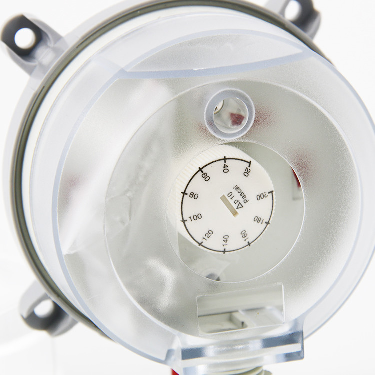 Diaphragm Analog Vacuum Adjustable Wind Pressure 4-20mA Air Differential Pressure Control Switch