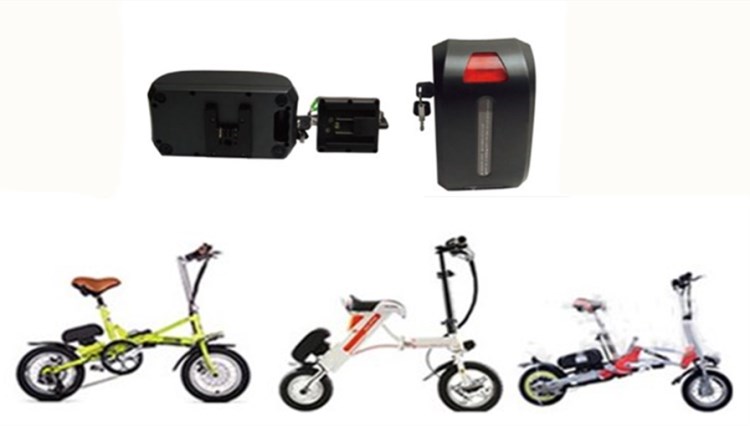 250w E bike Battery 24v 14.5ah With Tail Light Discharging