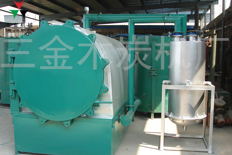 Short Cooling Time Biochar Machine Wood Log Coconut Shell Charcoal Carbonization Furnace/Stove
