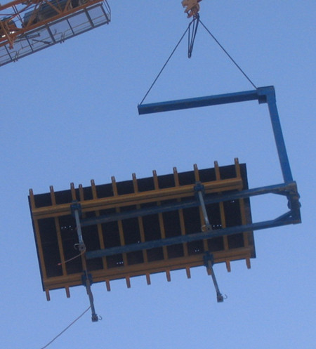 Flying table formwork, shuttering, construction formwork. Concrete slab formwork