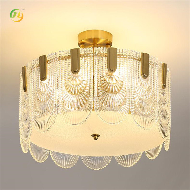 Modern LED Glass Gold Chandeliers Pendant Lights For End Indoor Lighting Needs