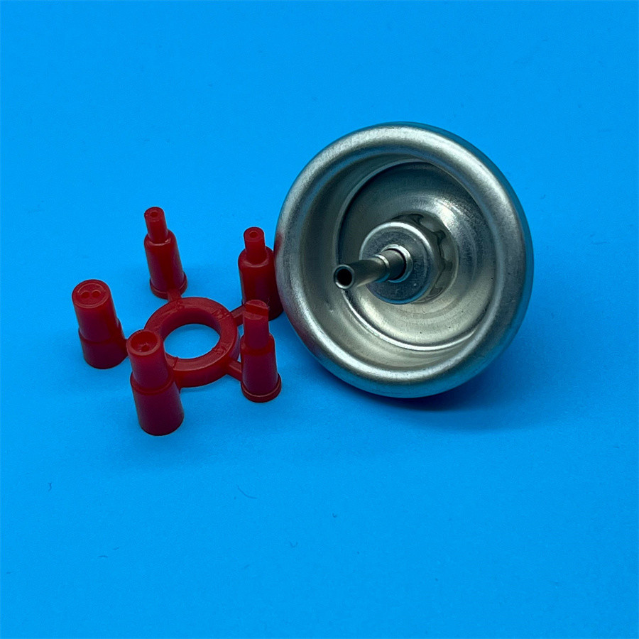 Precision Aerosol Valve for Lighter Gas Refills Tinplate Gas Valve for Lighter Gas