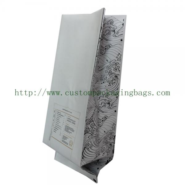 Quality Side Gusset Coffee Packaging Bags Custom Printed Aluminium Foil Material With Valve for sale