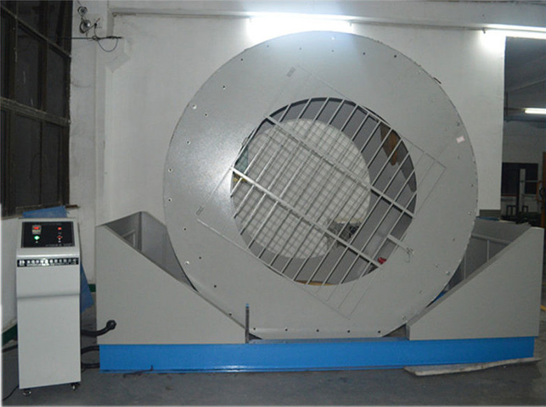 Simulate Transport Process Suitcase Tester , Luggage Drum Drop Testing Machine