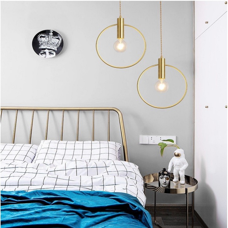 D30cm Round Metal Modern Pendant Light Home Decoration