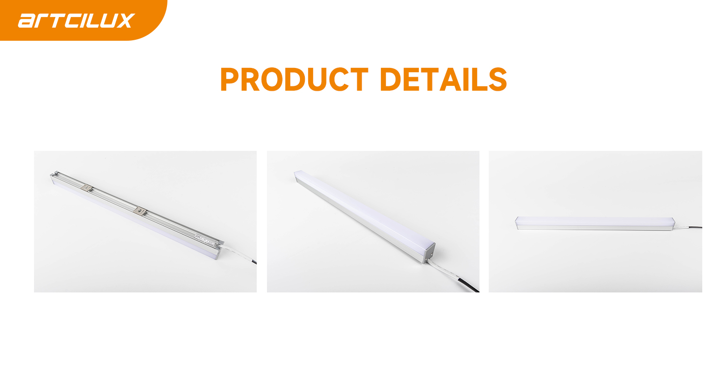 Surface Mounted Front Mirror Cabinet Strip Light Color Rendering Index Ra90