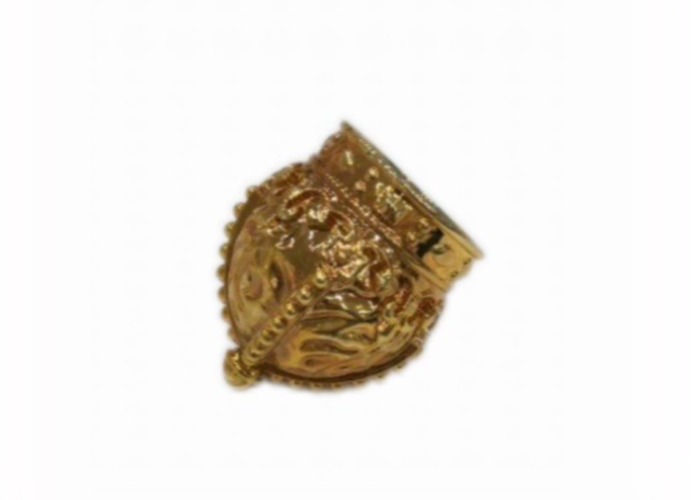 Metal Zinc Alloy Perfume Bottle Caps Luxurious Glass Perfume Bottle Cover