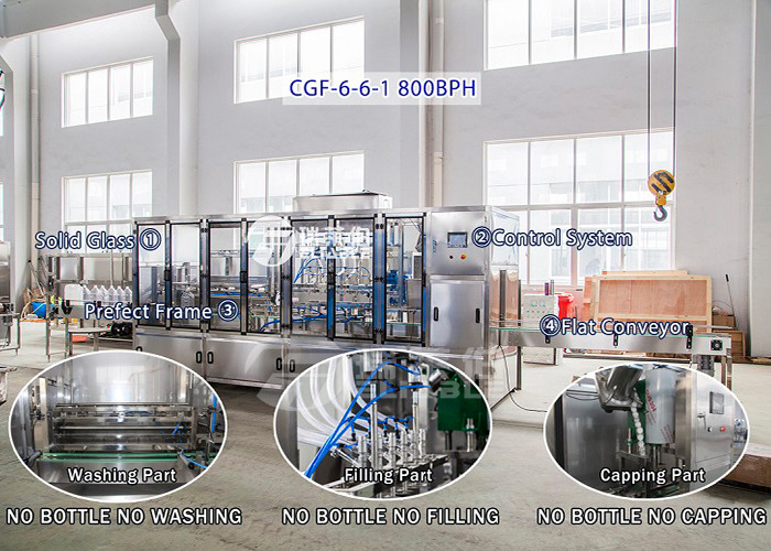 800BPH SUS304 7L Packaged Drinking Water Bottle Filling Machine
