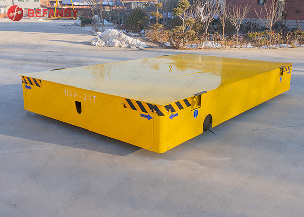 1-500T Load Capacity Trackless Transfer Cart For Plant 12 Months Warranty