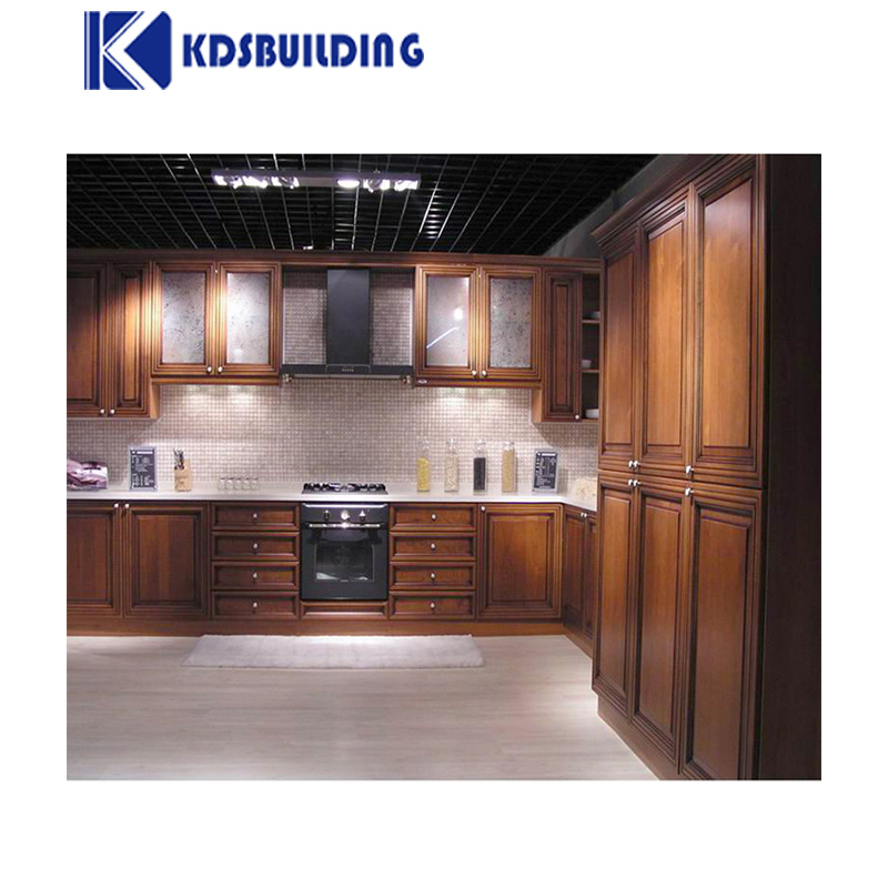 Kitchen Furniture Modern Design Solid Wooden Cabinet