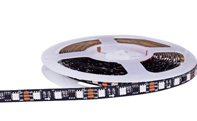 5V LED Neon Strip Lights RGB 5050 Blackboard Lamp Belt Built In IC