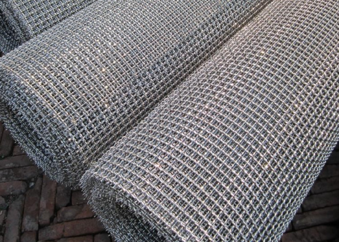 0.8mm 65Mn Mining Vibrating Stainless Steel Crimped Wire Mesh High Manganese
