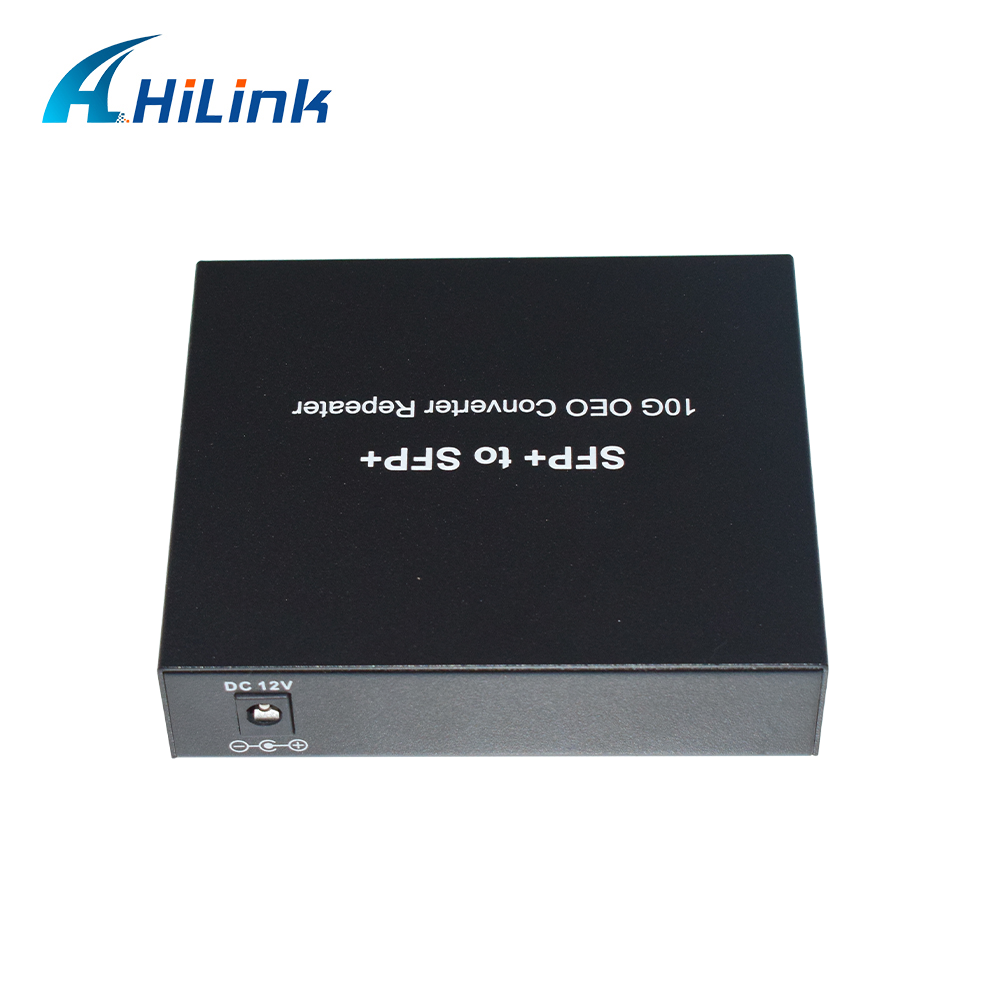 10G Transpondoer 10G OEO Media Converter SFP+ to SFP+ Fiber Optical Equipment DC12V1A