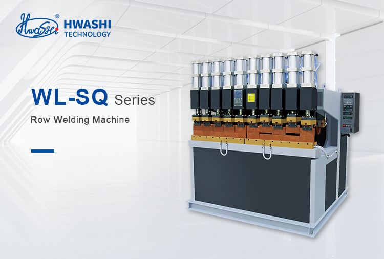 HWASHI Manual Storage Shelves Wire Mesh Resistance Multi Spot Welding Machine For Shelving Wire Rack