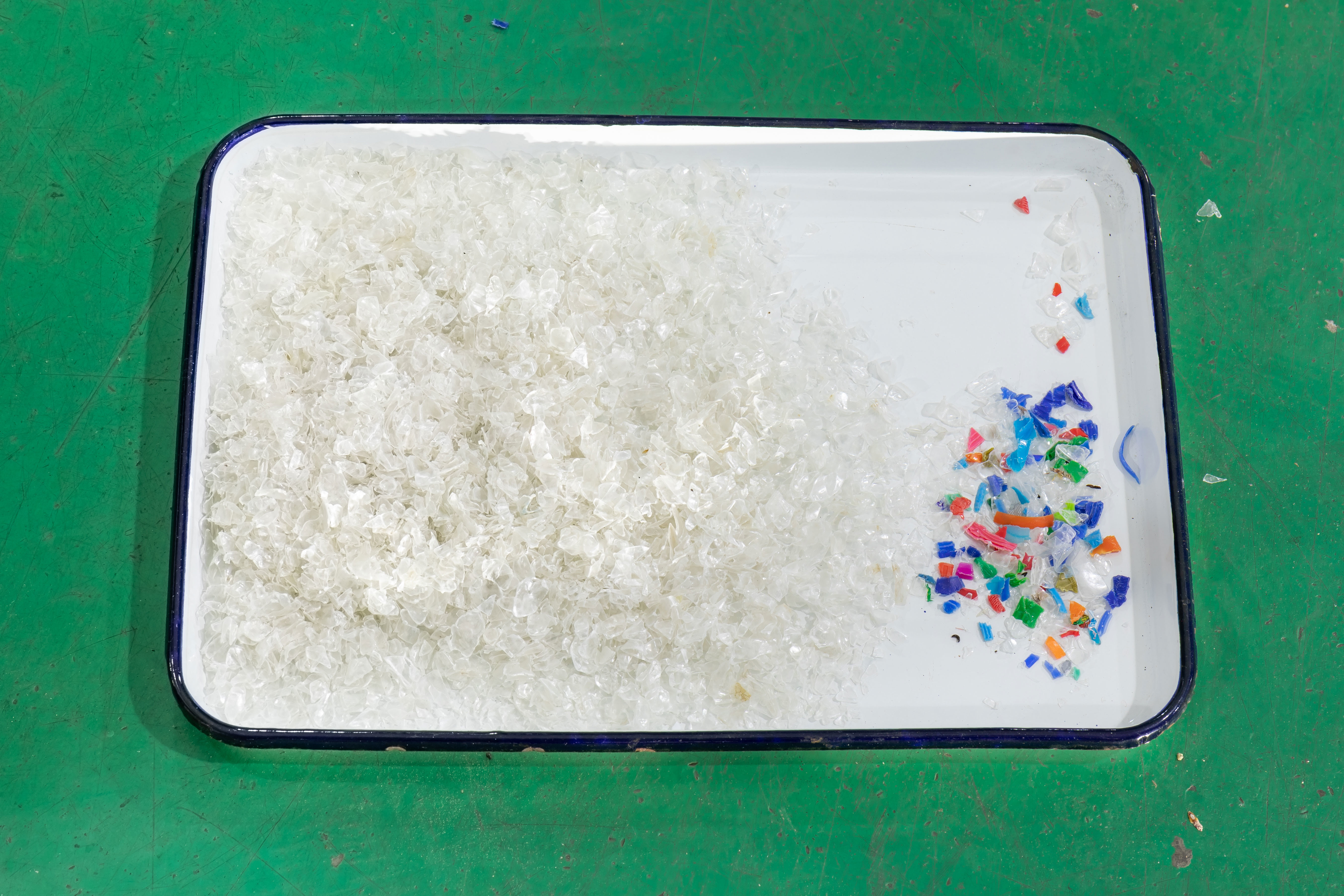 Pet Flake Plastic Color Sorting Machine Taiwan Meanwell Power