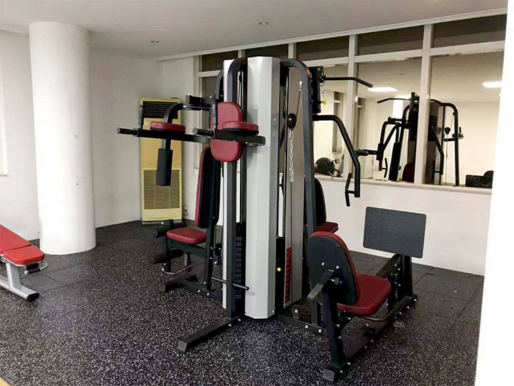 Home 5 Station Multi Gym Equipment , Multi Purpose Workout Machine Modular