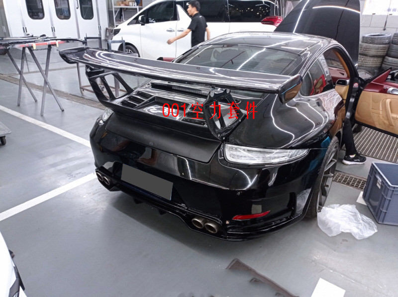 New Product for Porsche 911 997.1 997.2 Spoiler 911 997.1 997.2 Carbon Fiber Spoiler Tail Fins GT3RS Style Spoiler