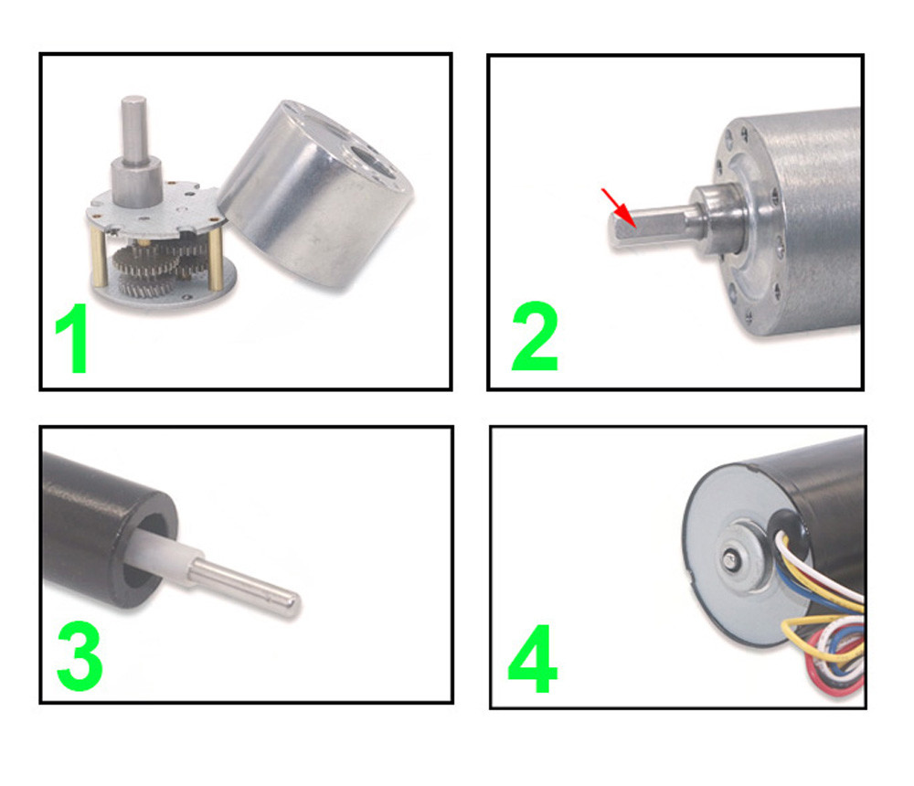 BLDC Brushless Electric DC Gear Motor JGB37 3650 For Smart Home