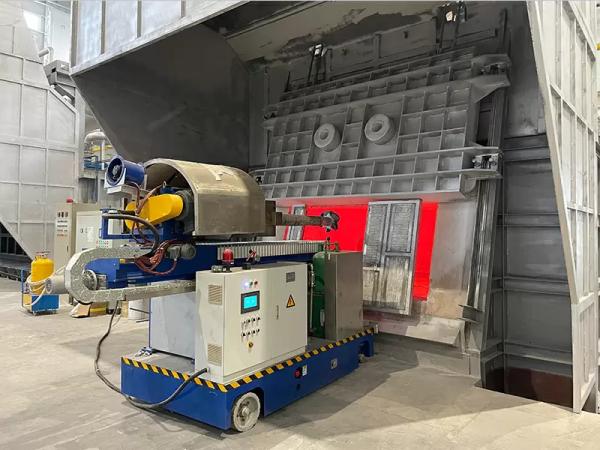 Tilt 0-32° 5.7-25.5 M3/h Degassing Time 0-99 Min Aluminum Degassing Machine 30°