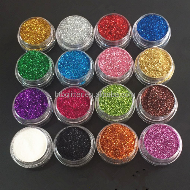 Fluorescent Glitter Powder Perfect for Christmas Occasion and Polyester Material